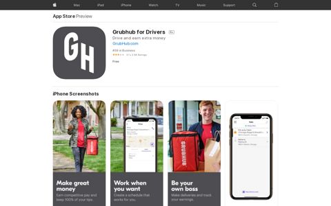 ‎Grubhub for Drivers on the App Store