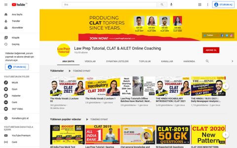 Law Prep Tutorial, CLAT & AILET Online Coaching - YouTube