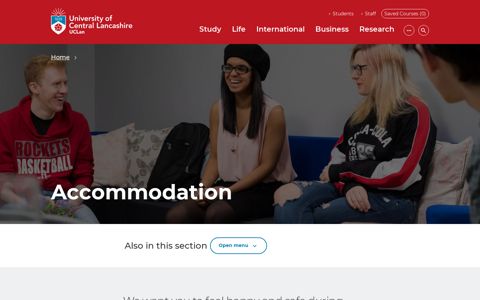 Accommodation - University of Central Lancashire - UCLan