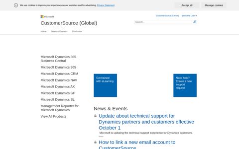 Home - Microsoft Dynamics CustomerSource Global