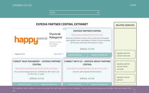 expedia partner central extranet - General Information about ...