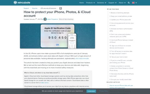 How to protect your iPhone, Photos, & iCloud account
