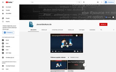 Javavideokurs.de - YouTube