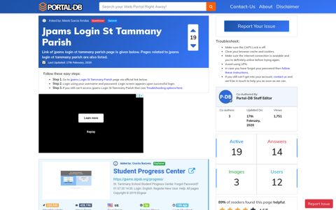 Jpams Login St Tammany Parish - Portal-DB.live