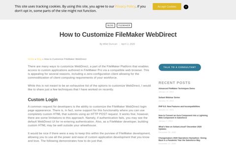 How to Customize FileMaker WebDirect | FileMaker Insights