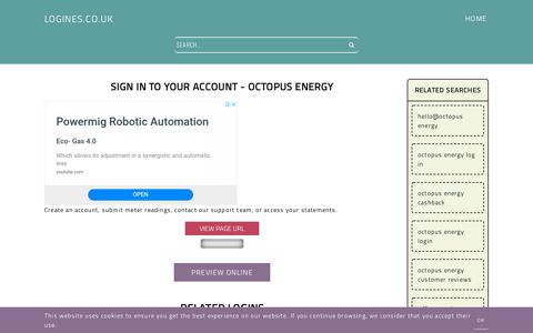 Sign in to your account - Octopus Energy - General ...