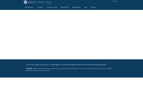 Client Login - Agate Consulting