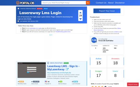 Laseraway Lms Login - Portal-DB.live