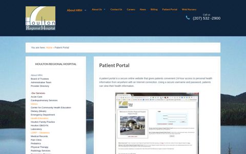 Patient Portal - Houlton Regional Hospital