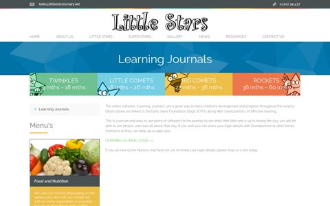 Learning Journals - Little Stars Nursery