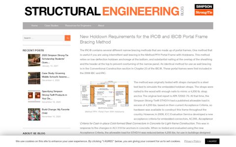 New Holdown Requirements for the IRC® and IBC® Portal ...