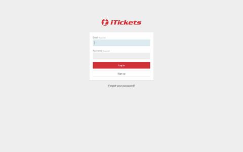 Log In | iTickets