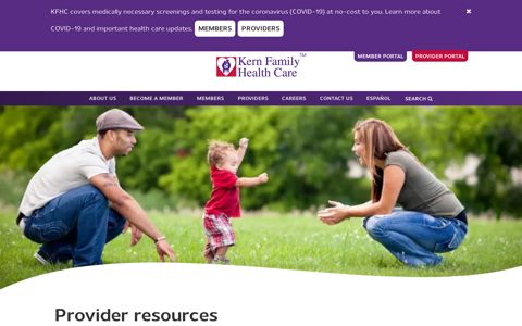 Provider resources | Kern Family Health Care