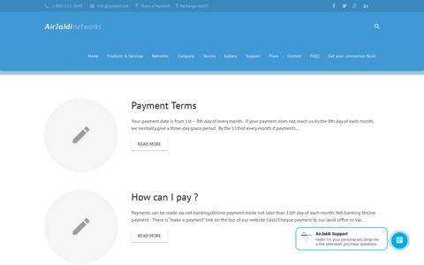 Payment Archives - AirJaldi Networks