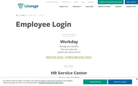 Employee Login | Lineage Logistics