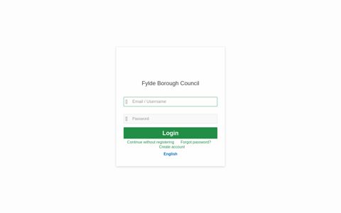 Fylde Borough Council - iWeb
