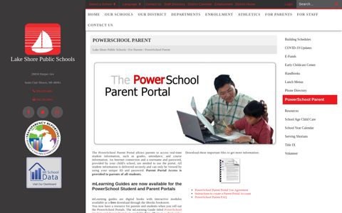 PowerSchool Parent - Lake Shore Public Schools