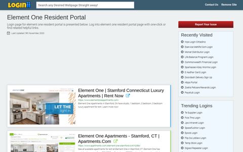 Element One Resident Portal - Loginii.com