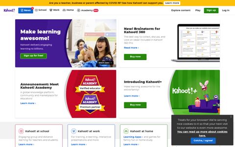 Kahoot! | Learning games | Make learning awesome!