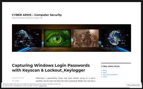 Capturing Windows Login Passwords with Keyscan ...