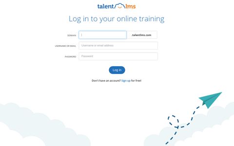 Log in to your online training - Log in to Your TalentLMS ...