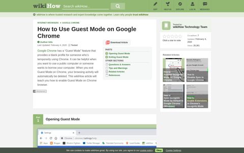 How to Use Guest Mode on Google Chrome: 6 Steps (with ...