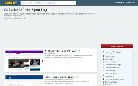 Globalbet360 Net Sport Login - Loginii.com