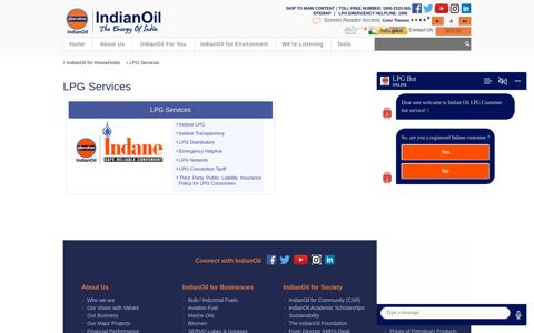 IndianOil Corporation | LPG Services