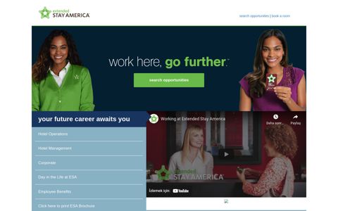 Careers, Employment Opportunities ... - Extended Stay America