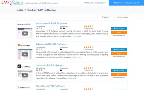 Best Patient Portal EMR/EHR Software 2020 | Free Demo ...