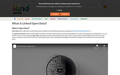 What is Linked Open Data? | Land Portal