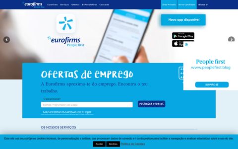 Eurofirms: Ofertas de emprego, ETT e recursos humanos