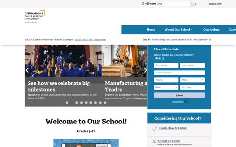 Destinations Career Academy of Wisconsin | Virtual School WI