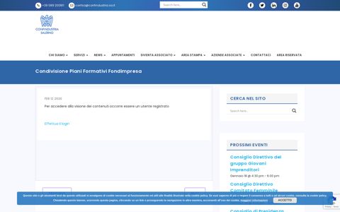 Condivisione Piani Formativi Fondimpresa - Confindustria ...