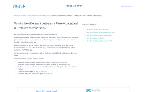 What's the difference between a Free Account and a Premium ...