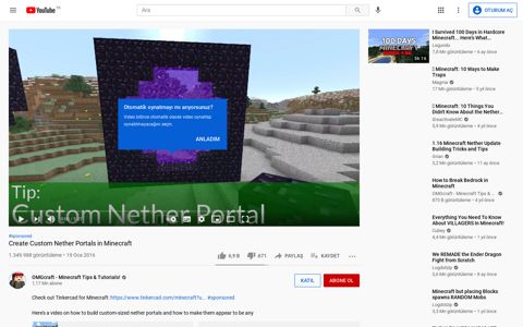Create Custom Nether Portals in Minecraft - YouTube
