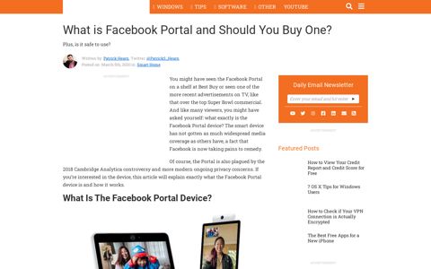 What is Facebook Portal and Should You Buy One?