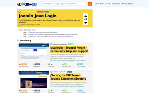 Joomla Java Login - штыефпкфь login 0 Views
