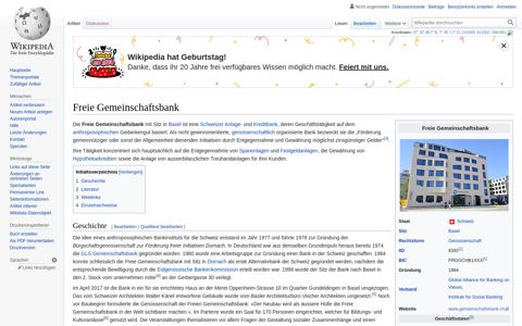 Freie Gemeinschaftsbank – Wikipedia