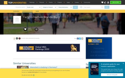 Fachhochschule Brandenburg | Top Universities