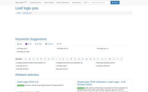 Leaf logix pos - Site-Stats .ORG