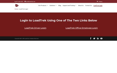 LoadTrek Login – LoadTrek