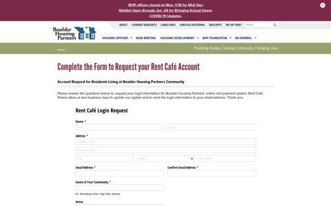 Complete the Form to Request your Rent Café Account ...