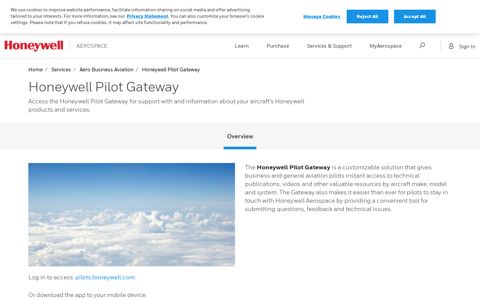 Honeywell Pilot Gateway - Honeywell Aerospace