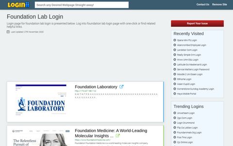 Foundation Lab Login - Loginii.com