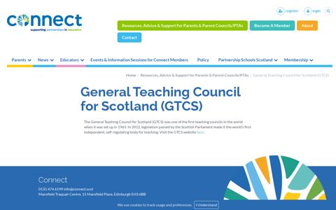 General Teaching Council for Scotland (GTCS) :: Connect