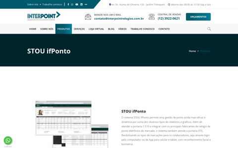 STOU - Interpoint - Relógios de Ponto