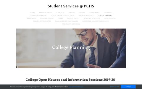 College Planning - Student Services @ PCHS