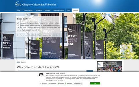 student life at GCU - Glasgow Caledonian University