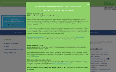 Student Resources - Harford County Public Schools